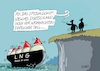 Cartoon: Ein Schiff wird hoffentlich komm (small) by RABE tagged gas,gassparen,gasnotstand,gasgeben,sanktionen,gasspeicher,gasheizung,rabe,ralf,böhme,cartoon,karikatur,pressezeichnung,farbcartoon,tagescartoon,robert,habeck,putin,ukrainekrieg,wumms,doppelwumms,lng,flüssiggas,schiff,frachter,gaslieferung,hafen,wiehnachten,weihnachtsmannmütze