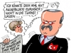 Cartoon: Einreise (small) by RABE tagged erdogan,merkel,türkei,böhmermann,satire,schmähgedicht,staatsaffäre,justiz,strafprozess,rabe,ralf,böhme,cartoon,tagescartoon,farbcartoon,ministerpräsident,flüchtlingskrise,flüchtlingsdeal,visaabkommen,visafreiheit,syrer,ärzte,fachkräfte