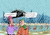 Cartoon: Eisgebadet (small) by RABE tagged biathlon,biathloncup,biathlonweltcup,wasser,regen,hochwasser,starkregennarikatur,pressezeichnung,farbcartoon,tagescartoon,schneemangel,loipe,dauerregen,schneeschmelze,sport,wintersport,rabe,ralf,böhme,cartoo