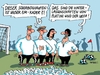 Cartoon: EM Kader (small) by RABE tagged em,fussball,europameisterschaft,löw,bundestrainer,kader,aufstellung,rabe,ralf,böhme,cartoon,karikatur,pressezeichnung,farbcartoon,tagescartoon,paris,nationalmannschaft,uefa,platini,scherbenhaufen