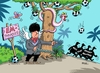 Cartoon: EM Paradies (small) by RABE tagged fußball,em,paris,nationalelf,löw,reus,ruby,brandt,bellarabi,rabe,ralf,böhme,cartoon,karikatur,pressezeichnung,farbcartoon,tagescartoon,paradies,schlange,vertreibung,auswahl,kader