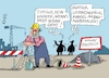 Cartoon: Engpässliches II (small) by RABE tagged baustelle,lieferengpässe,baumaterialien,rohstoffe,baustoffe,rabe,ralf,böhme,cartoon,karikatur,pressezeichnung,farbcartoon,tagescartoon,baustoffhandel,baustofflieferung,spinnennetz,kran,rohbau