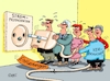 Cartoon: Entlastungsmaterial (small) by RABE tagged gas,gassparen,gasnotstand,gasgeben,sanktionen,gasspeicher,gasheizung,rabe,ralf,böhme,cartoon,karikatur,pressezeichnung,farbcartoon,tagescartoon,robert,habeck,putin,ukrainekrieg,strom,stromanbieter,stromproduzenten,strompreise,entlastung,gewinne,verbraucher,kabel,stromkabel,stecker,steckdose