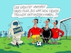 Cartoon: Es kann nur besser werden (small) by RABE tagged fußball,ball,sport,bundesliga,trainer,fc,bayern,münchen,entlassung,nagelsmann,rabe,ralf,böhme,cartoon,karikatur,pressezeichnung,farbcartoon,tagescartoon,hintertür,tabellenführung,tuchel,trainerwechsel,hansi,flick,bundestrainer,dfb,trainertausch,ki,intelligenz,roboter