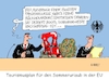 Cartoon: Europaurlauber (small) by RABE tagged virus,corona,pandemie,coronakrise,rabe,ralf,böhme,cartoon,karikatur,pressezeichnung,farbcartoon,tagescartoon,viren,virenschutz,mundschutz,desinfektion,föderal,föderalismus,ländersache,eu,europa,europaurlaub,sommerurlaub,strand,sonne,meer,rückholaktion,survivalkit,schwimmweste,desertboots,desert,boots,bundesregierung,pressekonferenz