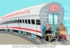 Cartoon: Fahrpreiserhöhung (small) by RABE tagged weselky,gdl,lokführer,lokführergewerkschaft,bahn,db,bahnstreik,streik,ralf,böhme,rabe,cartoon,karikatur,pressezeichnung,farbcartoon,tagescartoon,boxen,boxkanpf,boxhandschuhe,bahnkunden,bahnreisende,fahrpreise,harpreiserhöhung,fahrtkosten,fahrkarte,zug,schiene,schlusslicht