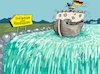 Cartoon: Fallbeispiel (small) by RABE tagged gas,gassparen,gasnotstand,gasgeben,sanktionen,gasspeicher,gasheizung,rabe,ralf,böhme,cartoon,karikatur,pressezeichnung,farbcartoon,tagescartoon,robert,habeck,putin,ukrainekrieg,rezession,inflation,abwärts,wasserfall,galere,hanse,kogge,absturz,deutschland,wirtschaft,prognose