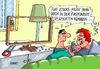 Cartoon: Fastenzeit (small) by RABE tagged fasten,fastenzeit,heilfasten,verzicht,rabe,ralf,böhme,cartoon,karikatur,pressezeichnung,farbcartoon,tagescartoon,fernsehen,tv,mann,frau,couch,fernsehprogramm,fernbedienung,atrappe,brettergestell