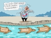 Cartoon: Felle schwimmen weg (small) by RABE tagged ampel,ampelregierung,rot,grün,gelb,fdp,spd,grüne,rabe,ralf,böhme,cartoon,karikatur,pressezeichnung,farbcartoon,tagescartoon,krah,afd,rechte,verbot,stimmen,stimmenverlust,europawahl,landtagswahl,kommunalwahl,fell,bärenfell,felle,fluß,fluss