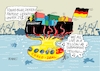 Cartoon: Festgesaugt (small) by RABE tagged cosco,china,peking,hamburg,hafen,container,rabe,ralf,böhme,cartoon,karikatur,pressezeichnung,farbcartoon,tagescartoon,drachen,containerhafen,olaf,scholz,krake,tintenfisch,kopffüsser,octupus,beatles,yellow,submarine