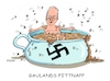 Cartoon: Fettnapf (small) by RABE tagged gauland,afd,nazi,hakenkreuz,fliegenschiss,nationalsozialismus,äußerung,rabe,ralf,böhme,cartoon,karikatur,pressezeichnung,farbcartoon,tagescartoon,nachttopf,schiss,scheiße,fett,fettnapf,verharmlosung,gestank,fäkalien