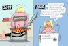 Cartoon: Feuer unterm Arsch (small) by RABE tagged kasse,kassenbon,bon,bonpflicht,rabe,ralf,böhme,cartoon,karikatur,pressezeichnung,farbcartoon,tagescartoon,verkäufer,kunde,papier,umwelt,klima,bäckerei,händler,svenja,schulze,umweltministerin,spd,klimawandel,fridays,for,future,greta,thunberg,klimaschutz,feuer,hintern,treibhausgasausstoss,verringerung,politik,verdienst