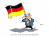 Cartoon: Flagge gezeigt (small) by RABE tagged tag,der,deutschen,einheit,feiertag,oktober,fahne,flagge,fahnenstange,michl,ost,west,rabe,ralf,böhme,cartoon,karikatur,pressezeichnung,farbcartoon,tagescartoon,grenze,gräben,einheitsfeier,ossis,wessis