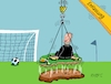 Cartoon: Flick am aufwärts (small) by RABE tagged fußball,ball,sport,bundesliga,trainer,fc,bayern,münchen,entlassung,nagelsmann,rabe,ralf,böhme,cartoon,karikatur,pressezeichnung,farbcartoon,tagescartoon,hintertür,tabellenführung,tuchel,trainerwechsel,hansi,flick,bundestrainer,testspiel,japan,niederlage