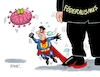 Cartoon: Föderales (small) by RABE tagged corona,bildung,bildungsminister,kanzleramt,bildungskonferenz,lehrerkonferenz,laptop,ausstatung,digitalisierung,bildungsmonitor,internetzugan,wlan,aufwachen,superman,supermann,föderalismus,lockdown,shutdown,impfastoff,sterberate,intensivstation,mutanten,fallzahlen,rki,umhang,fusstritt