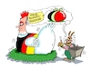 Cartoon: Fritze Legehenne (small) by RABE tagged ampel,baerbock,grüne,ministerposten,rampenlicht,scheinwerferlicht,un,generalversammlungspräsident,präsident,new,york,präsidentin,zettel,wegweiser,friedrich,merz,spd,union,cdu,csu,koalition,groko,koalitionsverhandlung,koalitionsgespräch,ostern,osternest,osterhase,ostereier,korb