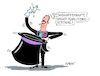Cartoon: Fritzens Illusionsshow (small) by RABE tagged merz,groko,spd,union,posten,postenvergabe,rabe,ralf,böhme,cartoon,karikatur,pressezeichnung,farbcartoon,tagescartoon,schaufenster,deko,umbau,laden,ladenhüter,regierungsbildung,koalition,koalitionsvetrtag,zauberer,magier,zylinder,taube,täubchen,illusion,illusionist