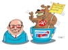 Cartoon: Frohnmaier AfD (small) by RABE tagged putin,ukraine,russland,kreml,poroschenko,ukrainekrise,rabe,ralf,böhme,cartoon,karikatur,pressezeichnung,farbcartoon,meer,marineschiffe,handelsschiffe,festnahmen,kriegsschiffe,provokation,merkel,eu,einflußnahme,europawahl,bundestag,abgeordnete,wahl,moska,agent,bär,madrioschka,afd,frohnmaier