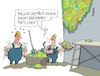 Cartoon: Frühjahrsputz II (small) by RABE tagged frühjahr,frühjahrsputz,sauberkeit,ordnung,aufräumen,rabe,ralf,böhme,cartoon,karikatur,pressezeichnung,farbcartoon,tagescartoon,bau,maurer,putzer,mörtel,haus,aussenwand,kelle,blumen,schmetterlinge,gerüst,chef