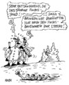 Cartoon: Fuchsbandwurm (small) by RABE tagged jagd,jäger,jagdgewehr,forst,wald,dickicht,bäume,förster,tiere,fuchs,fuchsbandwurm,fuchsbandwurmeier,treibjagd,köter,jagdhund,flinte,schmarotzer,fuchsjagd,treiber,falle,fallensteller,fuchsschwanz,fuchsbau,erreger,wirt,keime,jagdhütte,hochsitz,ansitz,tollwu