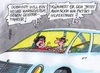 Cartoon: Geisterfahrer (small) by RABE tagged dobrindt,vekehrsminister,maut,geister,geisterfahrer,warnsystem,sperre,autobahn,rabe,ralf,böhme,cartoon,karikatur,pressezeichnung,farbcartoon,tagescartoon,putin,ukraine,hilfskonvoi