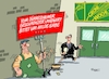 Cartoon: Geschädigter Landwirt (small) by RABE tagged grüne,woche,berlin,verbrauchermesse,julia,glöckner,agrarministerin,agrar,agrarbetrieb,rabe,ralf,böhme,cartoon,karikatur,pressezeichnung,farbcartoon,tagescartoon,landwirt,bauer,hitzesommer,hitzeschäden,dürreschäden,bettler,gabe,spende