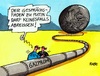 Cartoon: Gesprächsfaden (small) by RABE tagged gesprächsfaden,gazprom,putin,kremlchef,moskau,russland,eu,brüssel,obama,sanktionen,wirtschaftssanktionen,krim,ukraine,kiew,krimkrise,rabe,ralf,böhme,cartoon,karikatur,pressezeichnung,farbcartoon,gaslieferung,gasleitung,erdgas,erdgaswärme,gabriel,spd,schrö