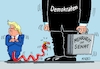 Cartoon: Gezischel (small) by RABE tagged joe,biden,senat,donald,trump,demokraten,esel,republikaner,elefant,rabe,ralf,böhme,cartoon,karikatur,pressezeichnung,farbcartoon,tagescartoon,schlips,krawatte,schlange,koffer,mehrheit,senatswahlen,wähler,giftschlange,usa,washington