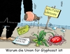 Cartoon: Glyphosat (small) by RABE tagged sigmar,gabriel,spd,opposition,groko,flüxchtlingskrise,sozialleistungen,rabe,ralf,böhme,cartoon,karikatur,pressezeichnung,farbcartoon,tagescartoon,füllhorn,fortuna,gießkanne,gießkannenprinzip,streit,glyphosat,unkrautex,unkrautvernichtungsmittel,loalitionsg