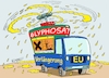 Cartoon: Glyphosat (small) by RABE tagged eu,brüssel,rede,nation,lage,uschi,ursula,von,der,leyen,rabe,ralf,böhme,cartoon,karikatur,pressezeichnung,farbcartoon,tagescartoon,glyphosat,bauern,felder,umweltgift,umweltgefahr,verlängerung,kanister,propeller,versprühung,sprühregen,gift,mensch,tier,verwendung