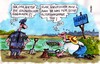 Cartoon: Goldrausch (small) by RABE tagged rentner,rente,rentenerhöhung,altersteilzeit,zuverdienst,steuern,altersvorsorge,altenteil,polizei,gold,goldwäscher,nuggets,sieb,schaufel,kies,fluss,flussbett,goldrausch,opa,oma