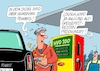 Cartoon: Grüner Diesel HVO (small) by RABE tagged volker,wissing,fdp,verkehrsminister,rabe,ralf,böhme,cartoon,tagescartoon,tempolimit,geschwindigkeitsbegrenzung,autobahnen,pkw,tankstelle,tanke,tanksäule,zapfsäule,zapfpistole,diesel,dieselkraftsstoff,sprit,öko,hvo,pommes,fett,speisefett,altfett,speisefettrückstände