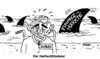 Cartoon: Hai (small) by RABE tagged schäuble,eu,euro,krise,zypern,banken,finanzmärkte,börse,hai,flüsterer,haifischflüsterer,pferdeflüsterer
