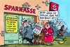 Cartoon: Halsabschneider (small) by RABE tagged banken,sparkasse,geldinstitut,ezb,volksbank,kasse,sparkassenkunde,geld,euro,krise,eurokrise,kredit,kreditnehmer,kunden,bankkunden,geldautomat,kundenraum,geldanleger,überweisung,schalterraum,rentner,räuber,bankräuber,überfall,rabe,ralf,böhme,cartoon,karika