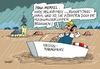 Cartoon: Hochwasser (small) by RABE tagged hochwasser,katastrophe,starkregen,üpberschwemmung,niederbayern,rabe,ralf,böhme,cartoon,karikatur,pressezeichnung,farbcartoon,tagescartoon,merkel,kanzlerin,bundestagswahl,cdu,csu,beliebtheit,umfragewerte