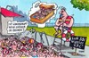 Cartoon: Illustration Hitzewelle (small) by RABE tagged hitze,hitzerekord,temperatur,heiss,sonne,sonnenbrand,temperaturanstieg,wetter,wetterbericht,tropenluft,rabe,ralf,böhme,cartoon,karikatur,pressezeichnung,farbcartoon,abkühlung,freibad,schwimmbad,bademeister,wasser,wasserbecken,schwimmbasin,swimmingpool,poo