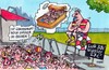 Cartoon: Illustration Hitzewelle (small) by RABE tagged hitze,hitzerekord,temperatur,heiss,sonne,sonnenbrand,temperaturanstieg,wetter,wetterbericht,tropenluft,rabe,ralf,böhme,cartoon,karikatur,pressezeichnung,farbcartoon,abkühlung,freibad,schwimmbad,bademeister,wasser,wasserbecken,schwimmbasin,swimmingpool,poo