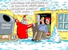 Cartoon: In die Tonne (small) by RABE tagged weihnachten,weihnachtsmann,nikolaus,nikolaustag,stiefel,nikolausstiefelmichel,cartoon,karikatur,pressezeichnung,farbcartoon,tagescartoon,rute,besen,geschenke,dezember,abfall,tonne,mülltonne,müllcontainer,verpackungen,socken,krawatte,parfüm,schlitten,mülltonnen