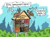 Cartoon: Insektenhotel (small) by RABE tagged insekten,insektenhotel,wanzen,spionage,nsa,bnd,abhörskandal,spione,cia,untersuchungsausschuss,abhöraffäre,snowden,rabe,ralf,böhme,cartoon,karikatur,pressezeichnung,farbcartoon,tagescartoon,wald,natur,wespen,käfer,hirschkäfer,nistplatz,unterschlupf