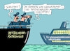 Cartoon: Insolvenzverschlepper (small) by RABE tagged griechenland,athen,rettungsschirm,banken,schlepper,mittelmeer,rettungsboote,patrouille,rabe,ralf,böhme,cartoon,karikatur,pressezeichnung,farbcartoon,tagescarttoon,kredit,kreditgeber,eu,brüssel,währungskommission