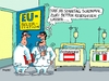 Cartoon: Isolierstation (small) by RABE tagged isolierstation,wahlen,verfassungsreferendum,italien,rom,wien,österreich,bellen,hofer,renzi,rabe,ralf,böhme,cartoon,karikatur,pressezeichnung,farbcartoon,tagescartoon,ärzte,isolation,eu,brüssel,wahlsonntag