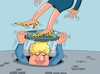 Cartoon: Johnson aus der Unterwelt (small) by RABE tagged may,johnson,labour,konservative,parlamentswahlen,brexit,großbritannien,downingstreet,labourpartei,rabe,ralf,böhme,cartoon,karikatur,pressezeichnung,farbcartoon,tagescartoon,theresa,boris,unterhaus,eu,gully,gullydeckel,unterwelt,rücktritt,queen,elisabeth,high,heels