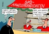 Cartoon: Kanzlerkandidaten (small) by RABE tagged spd,sigmar,gabriel,kanzlerkandidat,bundesparteitag,spitzenkandidat,rabe,ralf,böhme,cartoon,karikatur,pressezeichnung,farbcartoon,tagescartoon,weihnachtsmarkt,stand,bude,weihnachtsmann,schokoladenweihnachtsmann