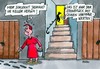 Cartoon: Kellerkind (small) by RABE tagged keller,steinbrück,spd,kanzlerkandidat,wahl,bundestagswahl,umfrage,umfragewerte,rabe,ralf,böhme,cartoon,karikatur,kellertreppe,wählergunst,umfragetief,schleicher,kellergewölbe,rot,grün