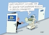 Cartoon: KI Gesetz (small) by RABE tagged chatgpt,intelligenz,roboter,ki,volker,wissing,fdp,rabe,ralf,böhme,cartoon,karikatur,pressezeichnung,farbcartoon,tagescartoon,habeck,jena,digitalgipfel,eu,verordnung,europa,ebene,parlament,gesetz,regelungen,beschluss