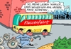 Cartoon: Klassenfahrten (small) by RABE tagged klasse,schulklasse,klassenfahrten,landesregierung,kürzungen,schulamt,bildungsministerium,reisebus,budget,schüler,lehrer,finanzen,klassenkasse,rabe,ralf,böhme,cartoon,karikatur,pressezeichnung,farbcartoon,tagescartoon,reifen,räder,felgen,straße,mantage