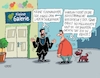 Cartoon: Kleine Galeria (small) by RABE tagged virus,corona,pandemie,coronakrise,rabe,ralf,böhme,cartoon,karikatur,pressezeichnung,farbcartoon,tagescartoon,viren,virenschutz,mundschutz,desinfektion,föderal,föderalismus,ländersache,schließungen,pleite,galerie,ausstellung,kunstgegenstände,bilder,kunstobjekte,besucher,kohle,kohleausstieg,rente,milliarden,einnahmen,laden,kohlebranche,wechsel,förderung,unterstützung,selbständige,künstler