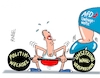 Cartoon: Koalitionsvereinbarungen (small) by RABE tagged merz,groko,spd,union,posten,postenvergabe,rabe,ralf,böhme,cartoon,karikatur,pressezeichnung,farbcartoon,tagescartoon,schaufenster,deko,umbau,laden,ladenhüter,regierungsbildung,gewicht,hantel,gewichtheber,wahl,wahlversprechen,einhaltung,wechsel,politikwechsel,regierung