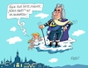 Cartoon: König Kurt (small) by RABE tagged kurt,biedenkopf,cdu,ministerpräsident,tod,könig,rabe,ralf,böhme,cartoon,karikatur,pressezeichnung,farbcartoon,tagescartoon,wolke,himmel,engel,petrus,august,der,starke,dresden,sachsen,saxonia,tillich,kretschmer