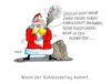 Cartoon: Kohleausstieg II (small) by RABE tagged kohle,kohleausstieg,kohlekommission,kohleabbau,kohleförderung,umweltschutz,rabe,ralf,böhme,cartoon,karikatur,pressezeichnung,farbcartoon,tagescartoon,weihnachten,weihnachtsmann,kamin,schlot,russ,rußflecke